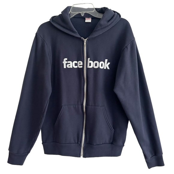 Facebook Navy Blue Hoodie M EPC - Picture 5 of 6
